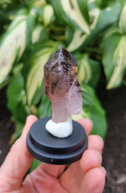 Quartz (Smokey Amethyst Scepter) from Chibuko, Zimbabwe