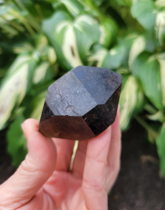 Quartz (Smokey Citrine, Double Terminated) from Diamantina, Brazil