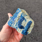 Afghanite, Lazulite and Pyrite from Pakistan from Pakistan (3 X 3 1/8 X 1 3/8 inches)