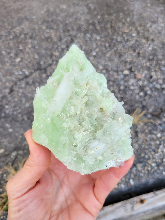 Prehnite with Quartz from Kharan, Baluchistan, Pakistan