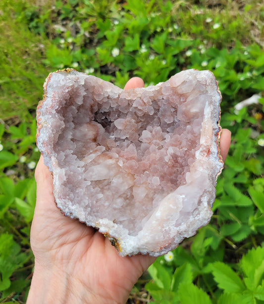 Geode with Phantoms from High Atlas Mountain, Morocco