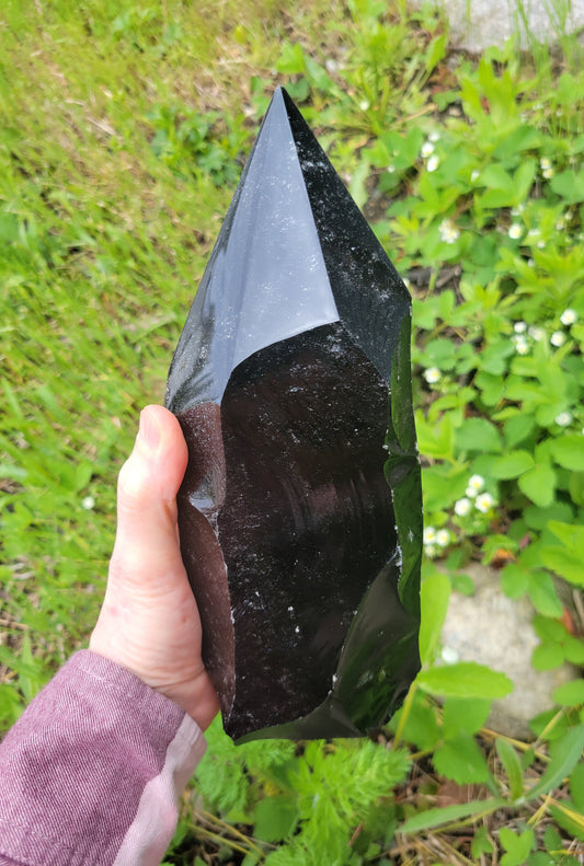 Obsidian (Silver Sheen) Tower from Mexico