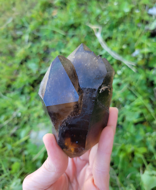 Smokey Citrine Twin from Diamantina, Brazil