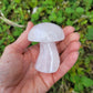 Pink Calcite Mushroom Carving from Pakistan