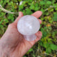 Pink Calcite Mushroom Carving from Pakistan