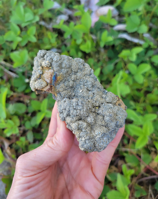 Pyrite with Rainbow Iridescence from Pakistan