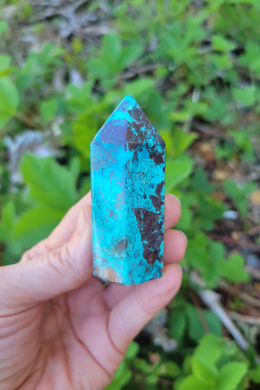 Chrysocolla Tower from Peru