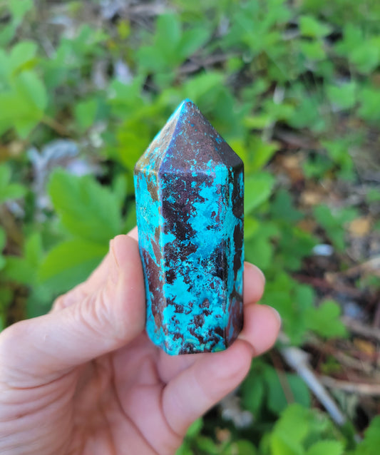 Chrysocolla Tower from Peru