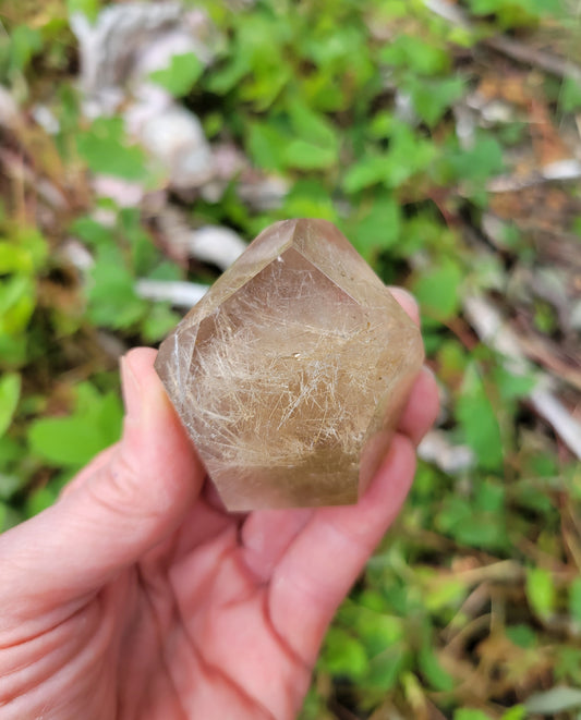 Rutilated Quartz Tower from Brazil