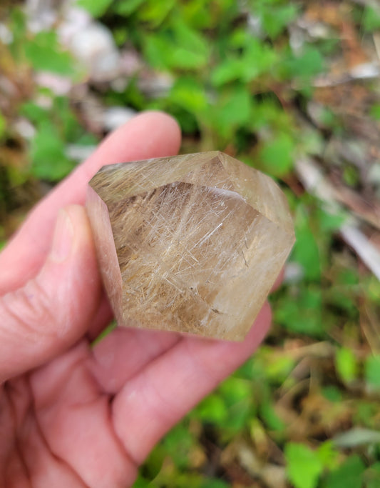 Rutilated Quartz Tower from Brazil