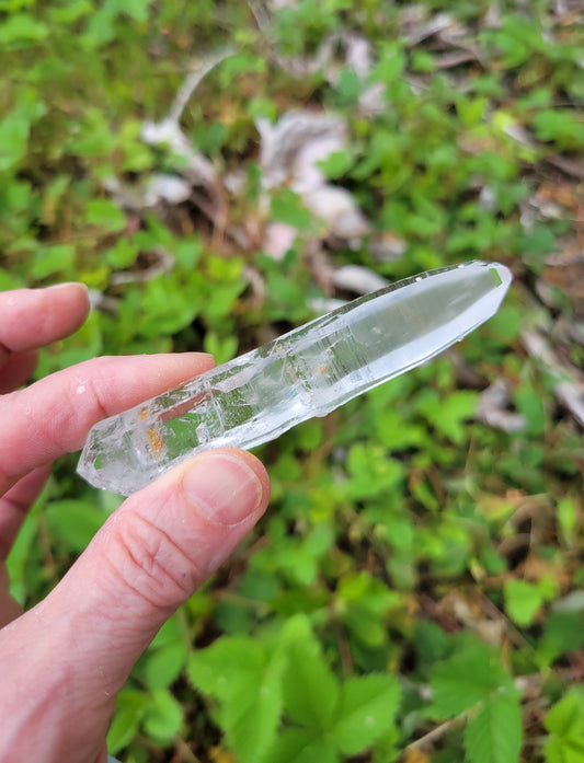 Lemurian Quartz from Colombia, Double Terminated and Manifestation