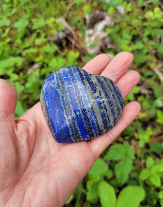 Lapis Lazuli Heart from Pakistan