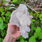 Pink Faden Quartz Cluster from Colombia