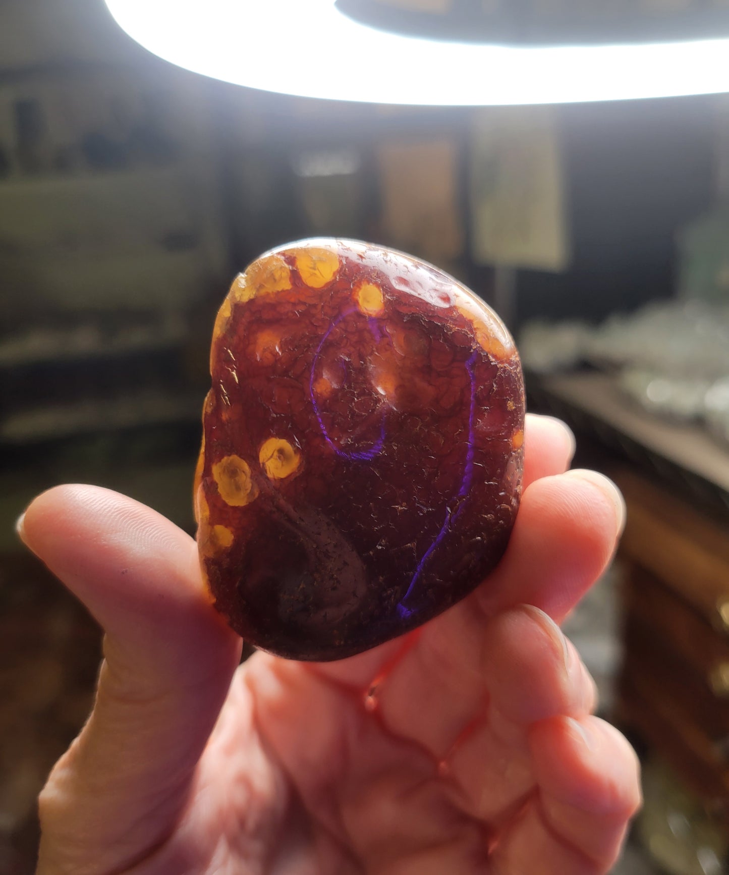 Fire Agate from Mexico