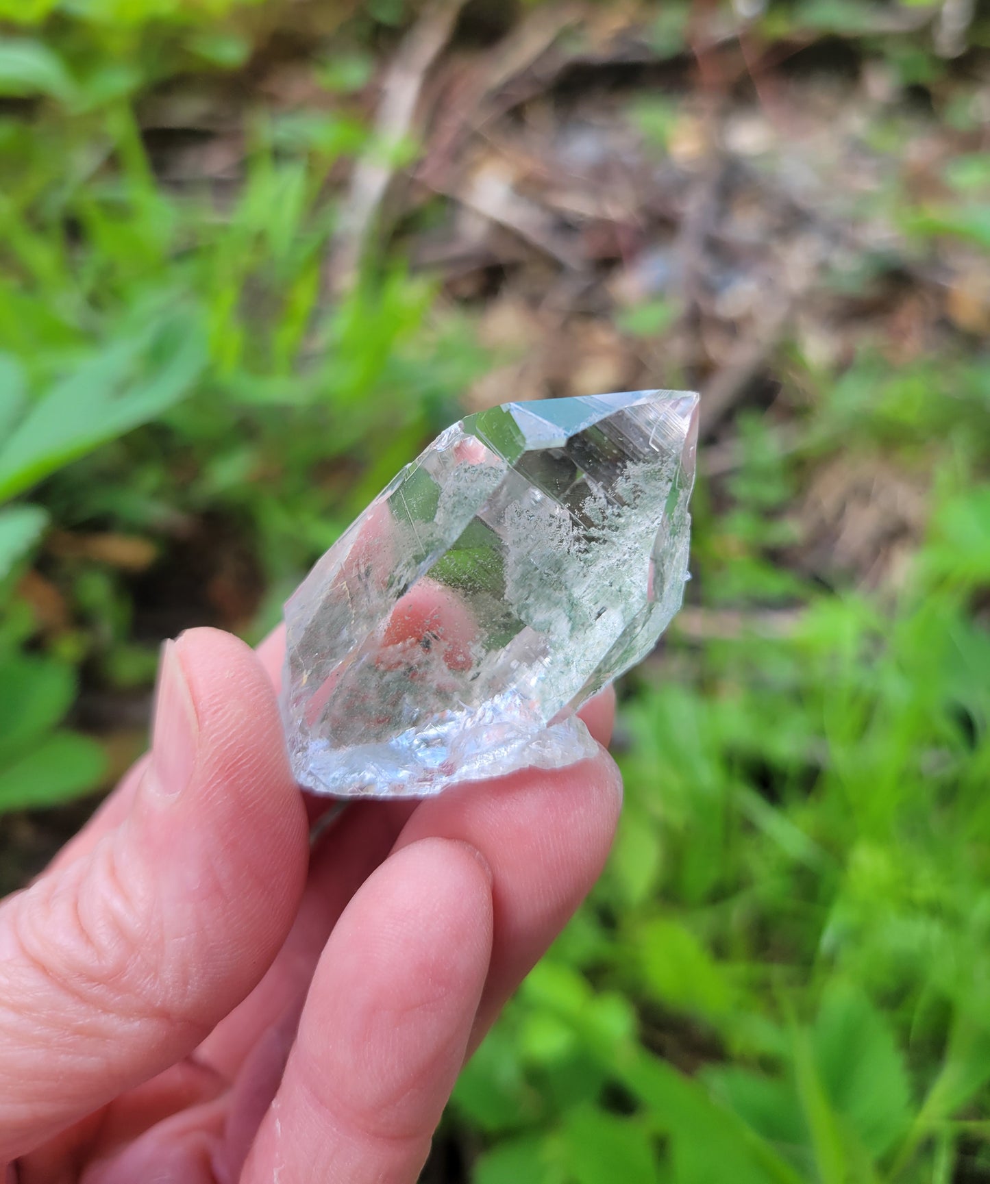 Himalayan Cathedral Quartz with Clinochlore from Himachal Pradesh, India