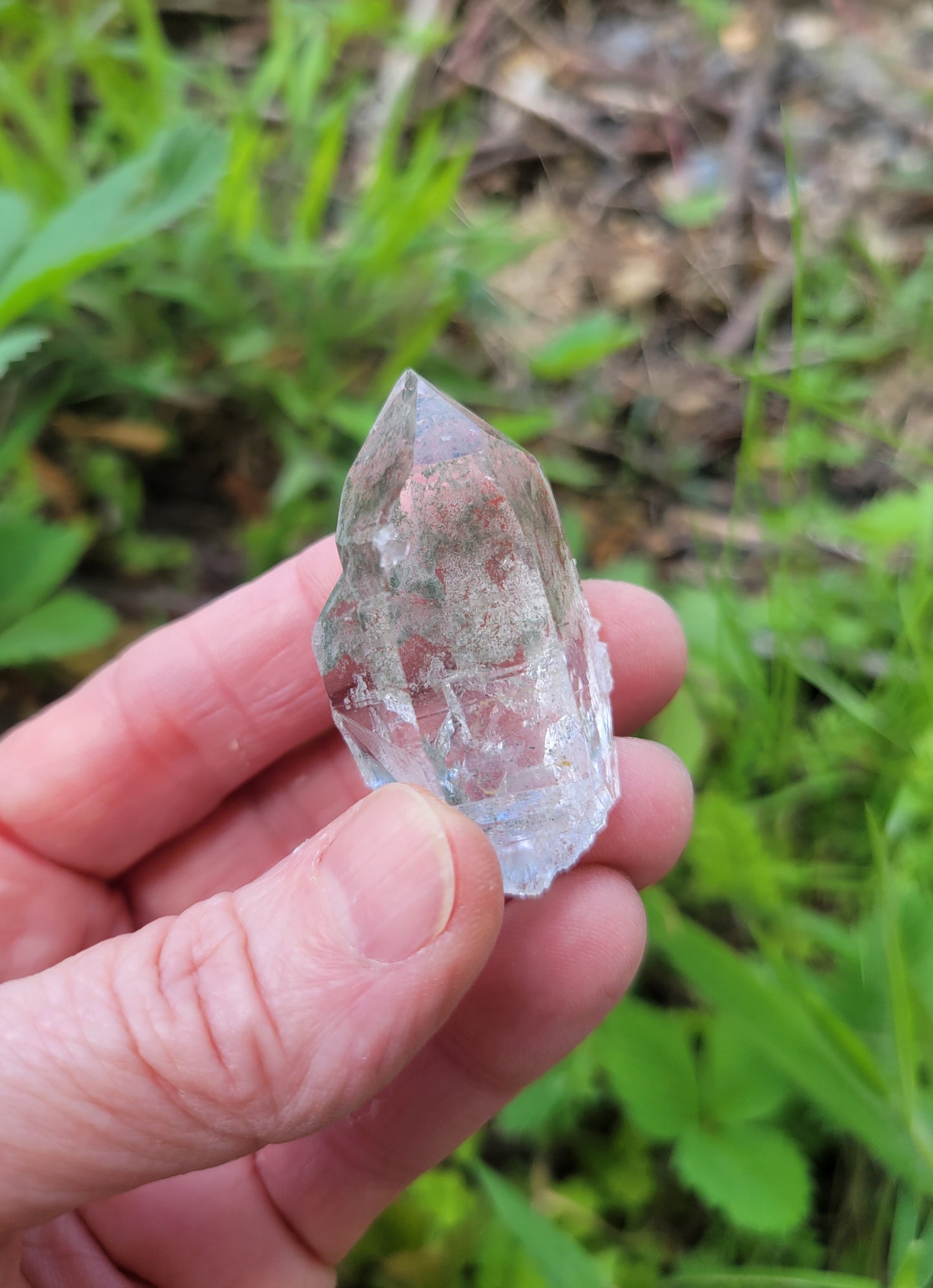 Himalayan Cathedral Quartz with Clinochlore from Himachal Pradesh, India