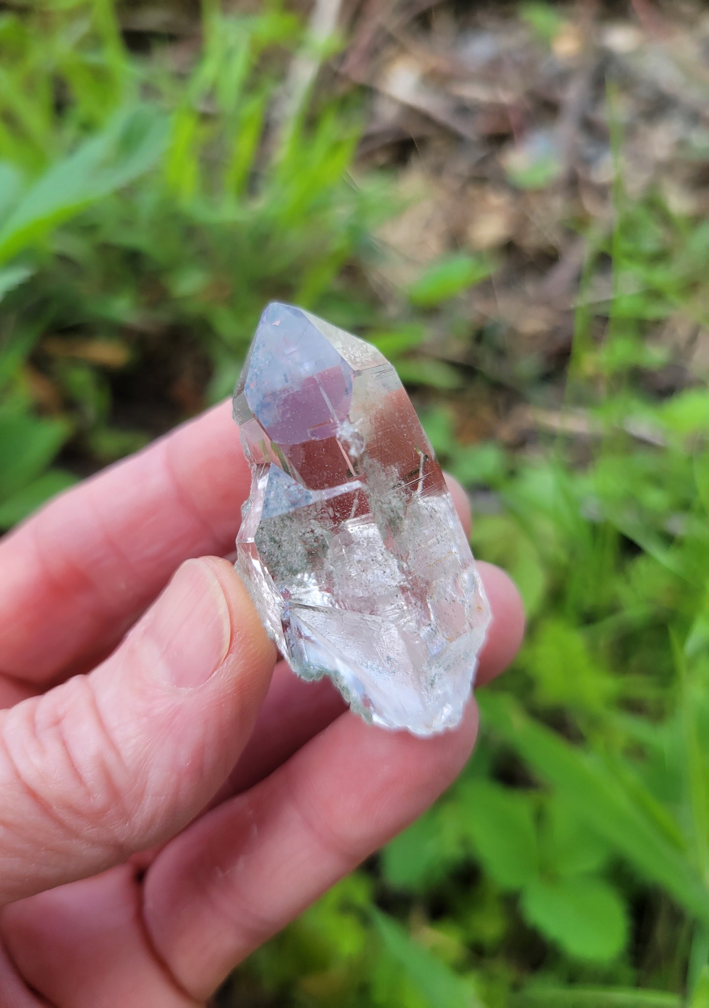 Himalayan Cathedral Quartz with Clinochlore from Himachal Pradesh, India