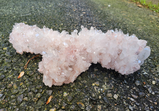 Pink Quartz Cluster from Santander, Colombia