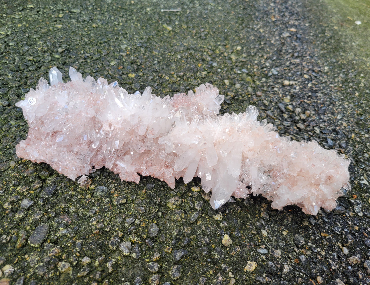 Pink Quartz Cluster from Santander, Colombia