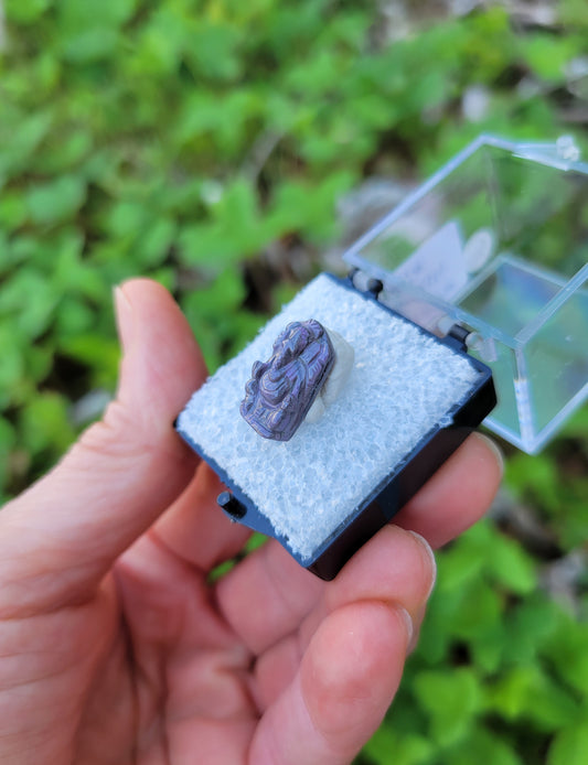 Sugilite Ganesh Carving from India
