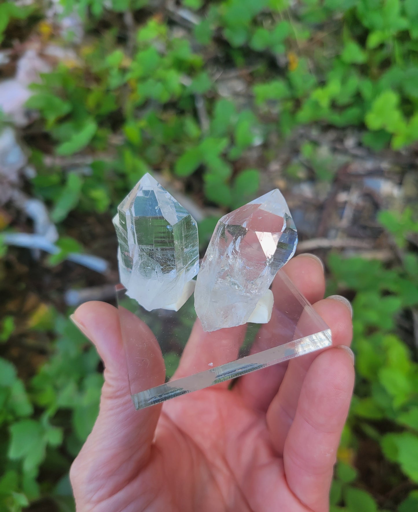 Himalayan Cathedral Quartz Set from Himachal Pradesh, India