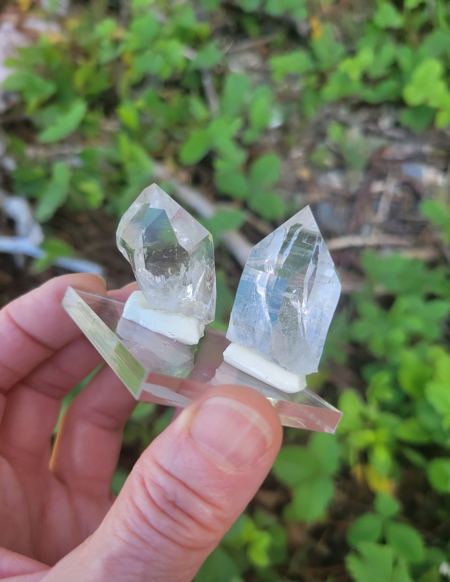 Himalayan Cathedral Quartz Set from Himachal Pradesh, India