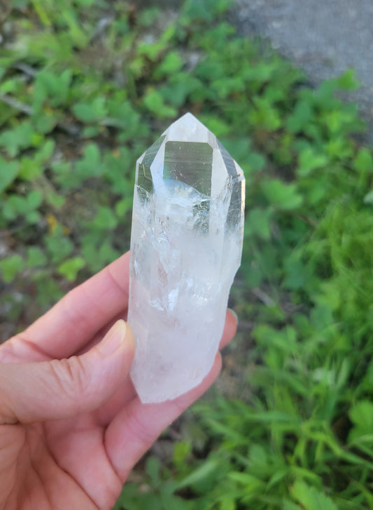 Blue Mist Quartz Point from Colombia