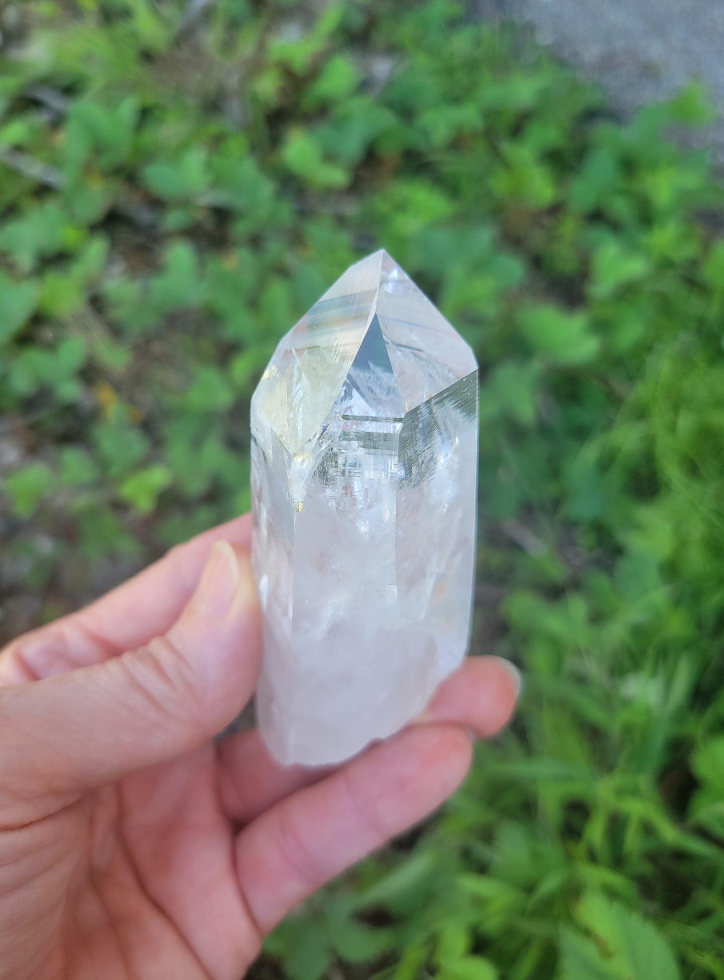 Blue Mist Quartz Point from Colombia