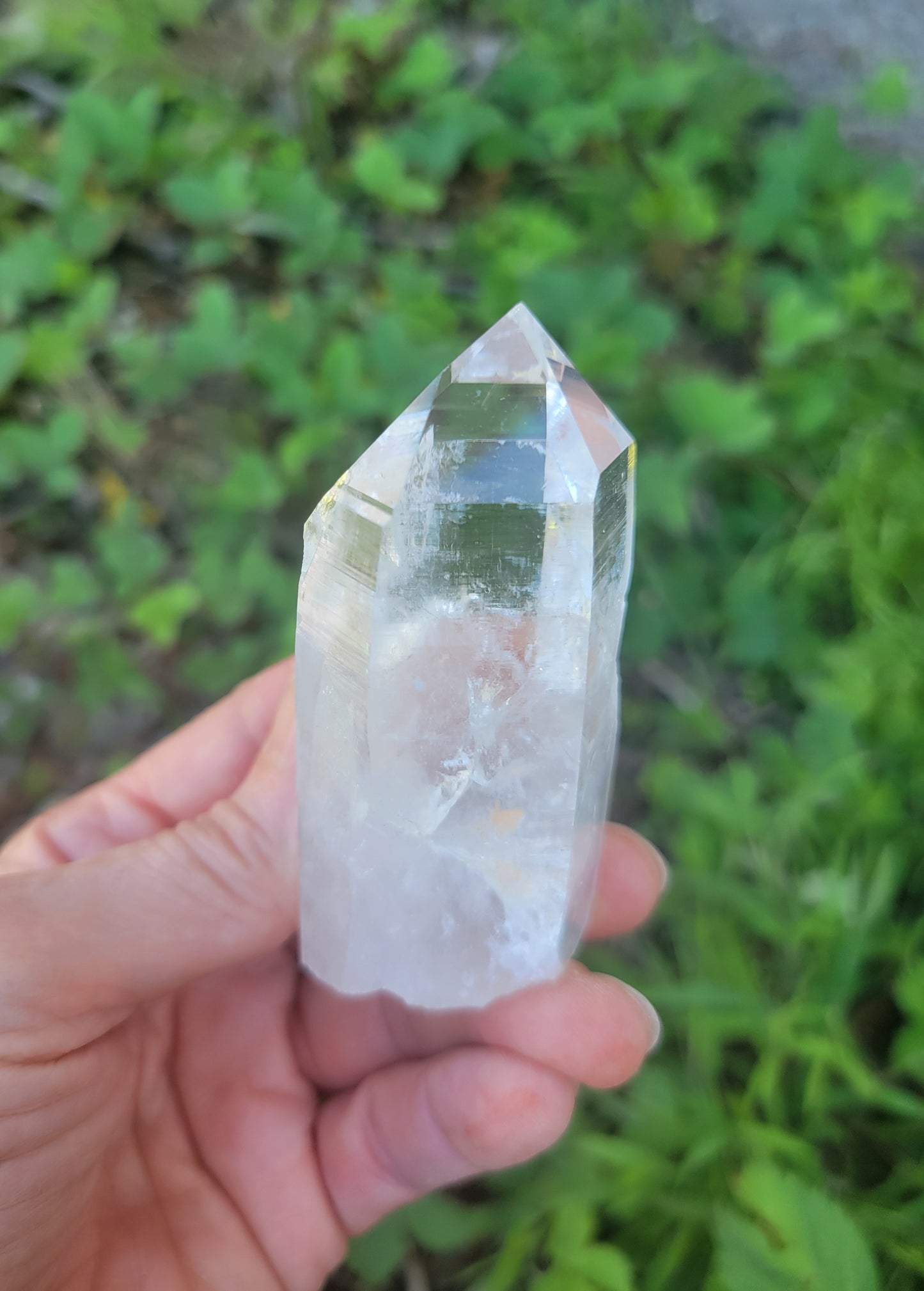 Blue Mist Quartz Point from Colombia