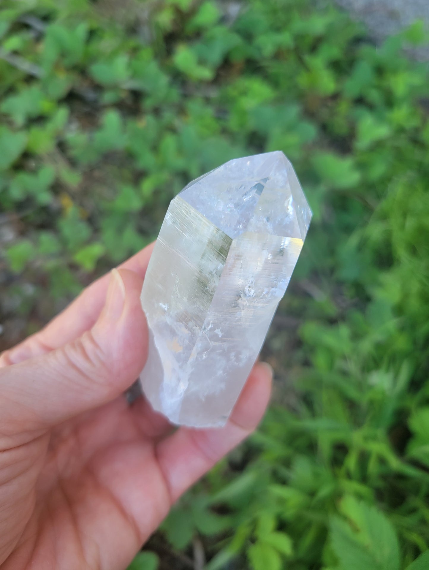 Blue Mist Quartz Point from Colombia