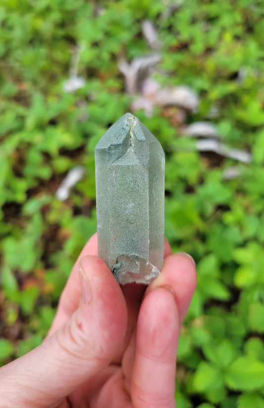 Himalayan Quartz with Clinochlore Phantoms from Himachal Pradesh, India