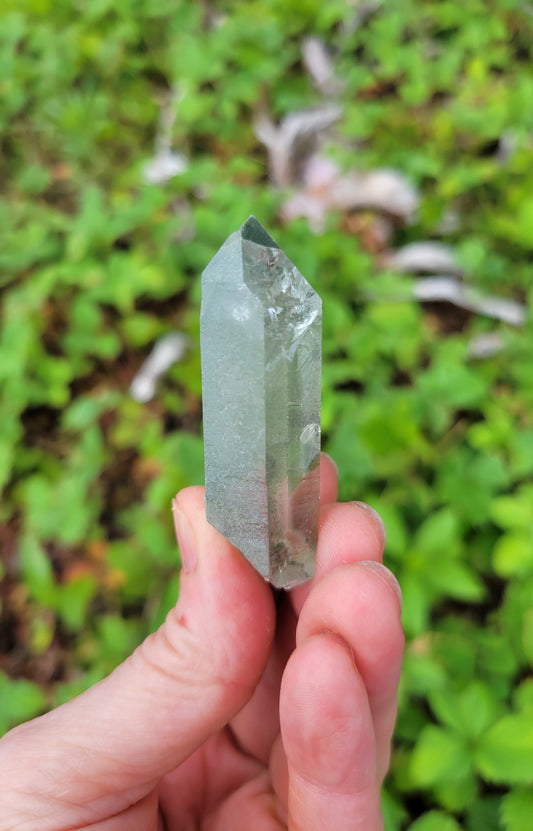 Himalayan Quartz with Clinochlore Phantoms from Himachal Pradesh, India