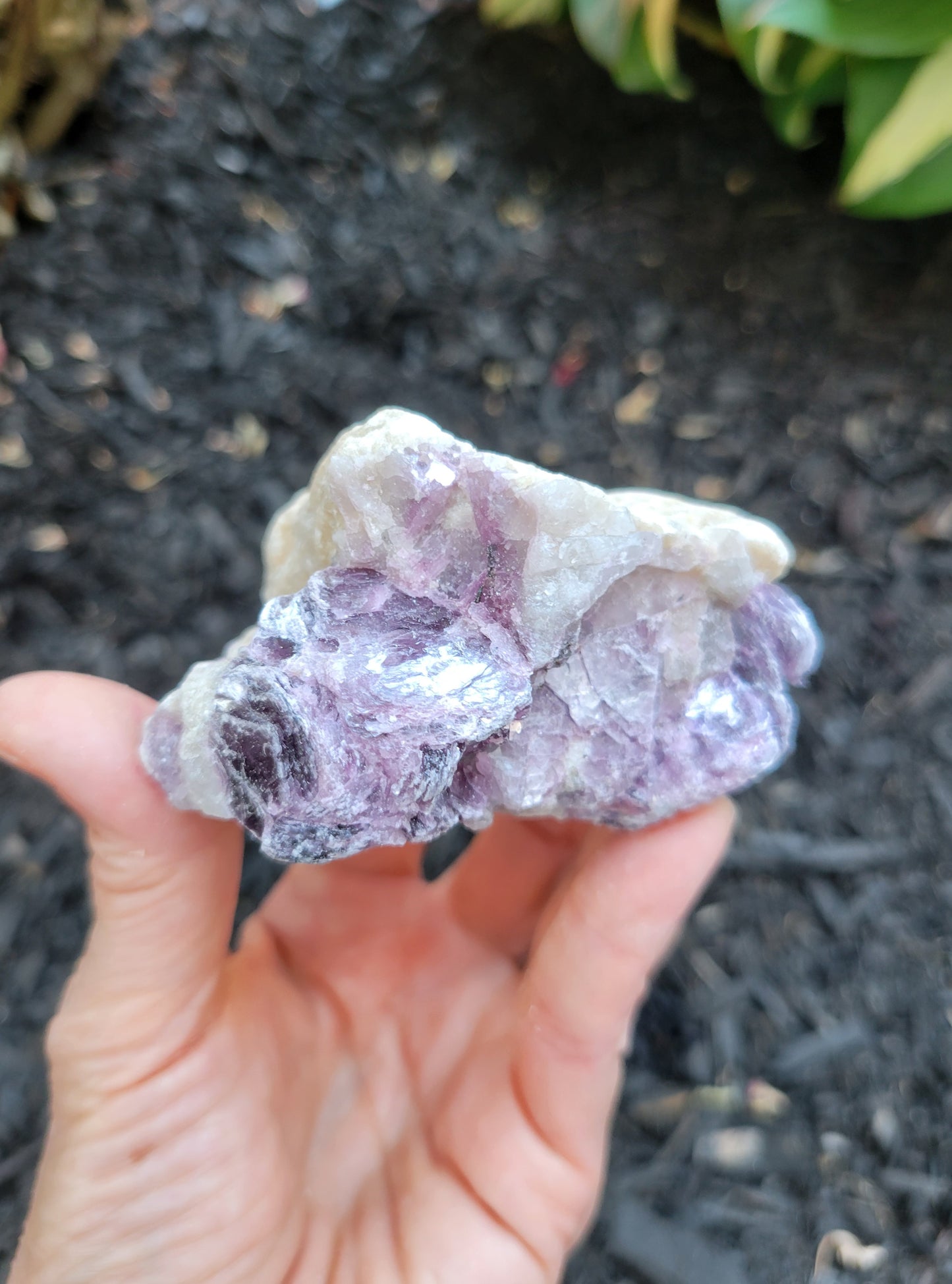 Lepidolite, Smokey Quartz and Feldspar from Brazil