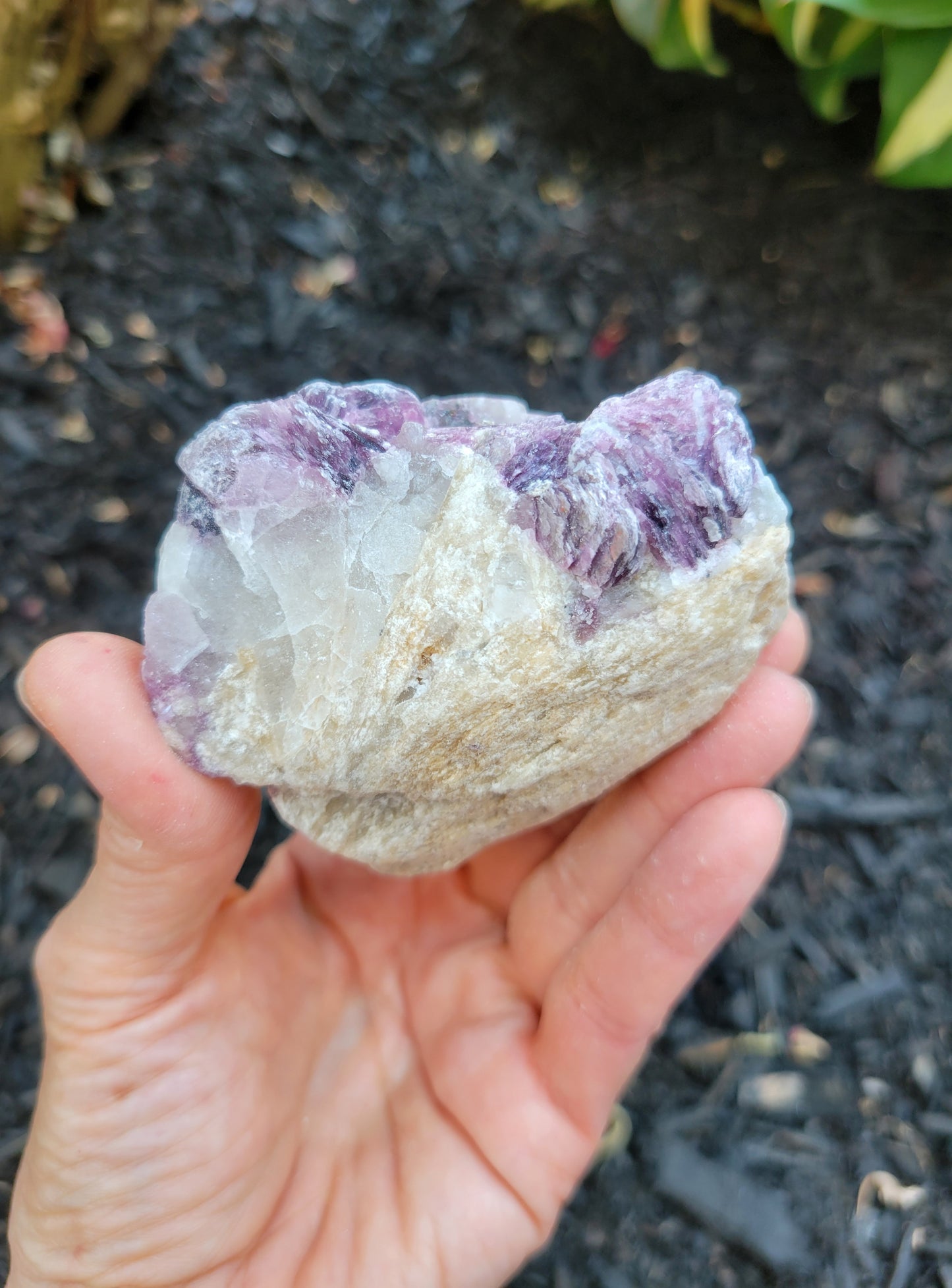 Lepidolite, Smokey Quartz and Feldspar from Brazil