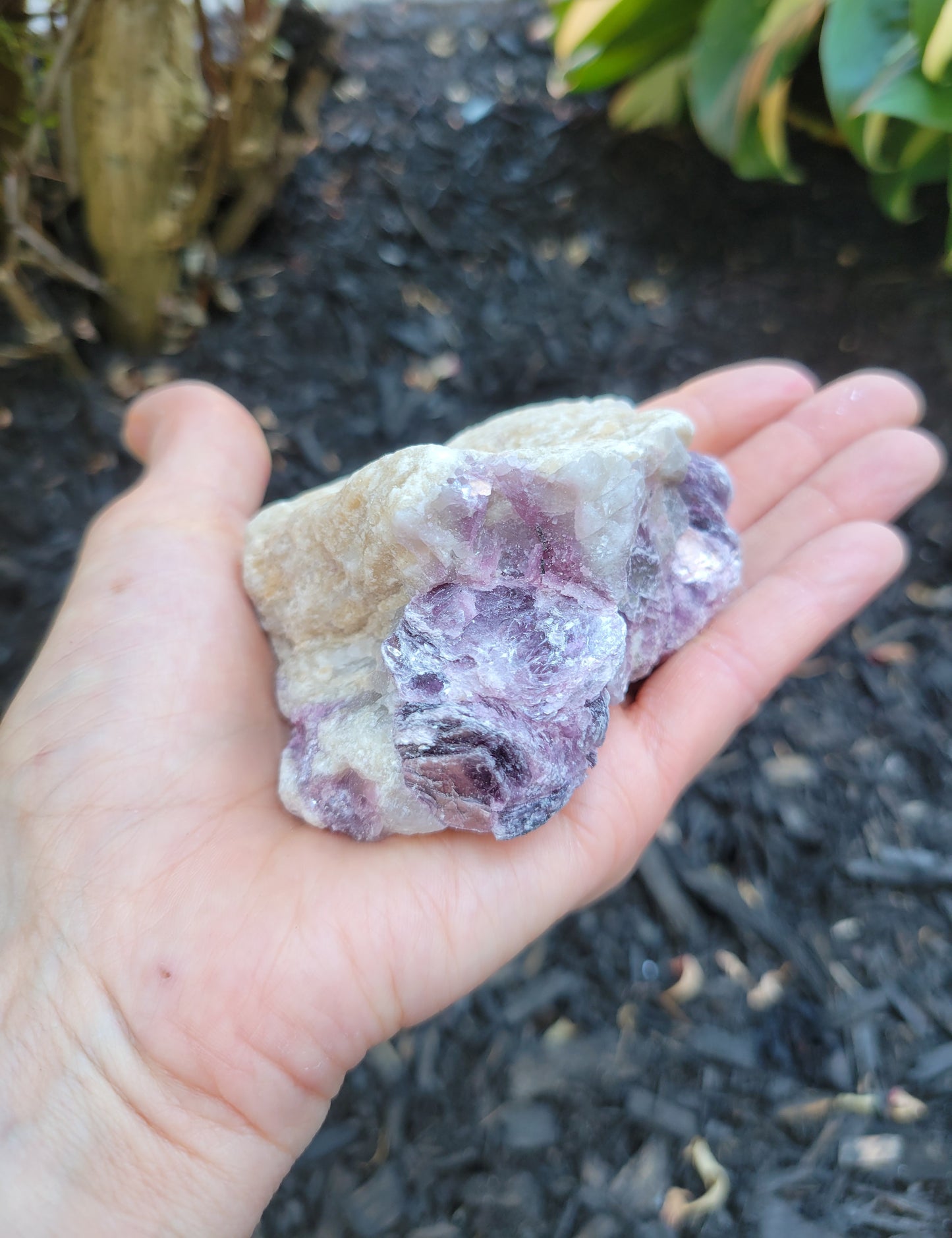 Lepidolite, Smokey Quartz and Feldspar from Brazil