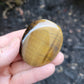 Tiger's Eye Flat Stone from South Africa