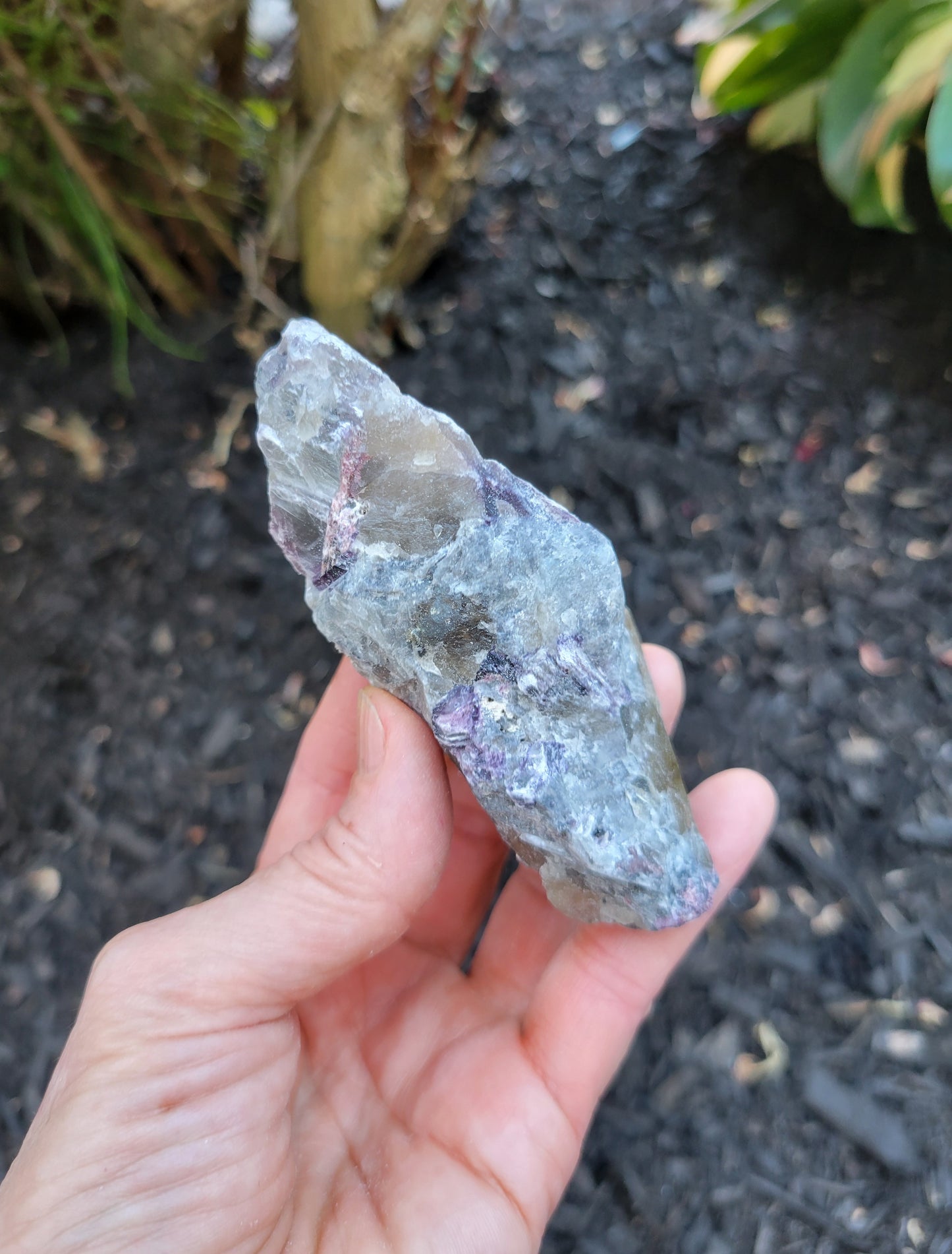 Lepidolite, Smokey Quartz and Cleavelandite from Brazil