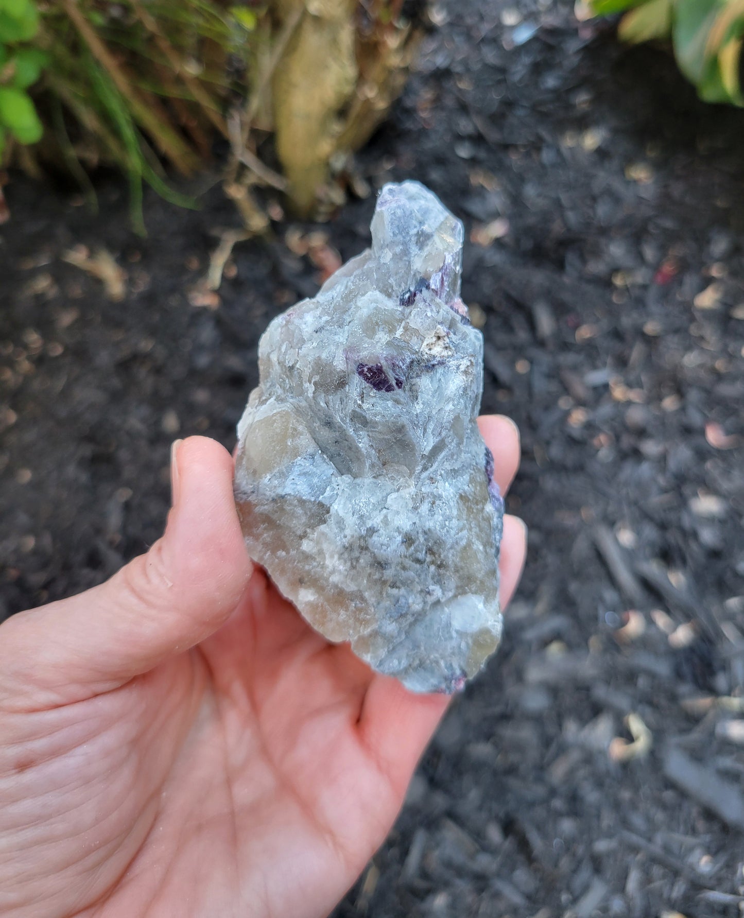 Lepidolite, Smokey Quartz and Cleavelandite from Brazil