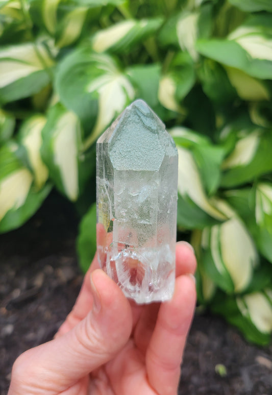 Himalayan Cathedral Quartz with Clinochlore from Himachal Pradesh, India