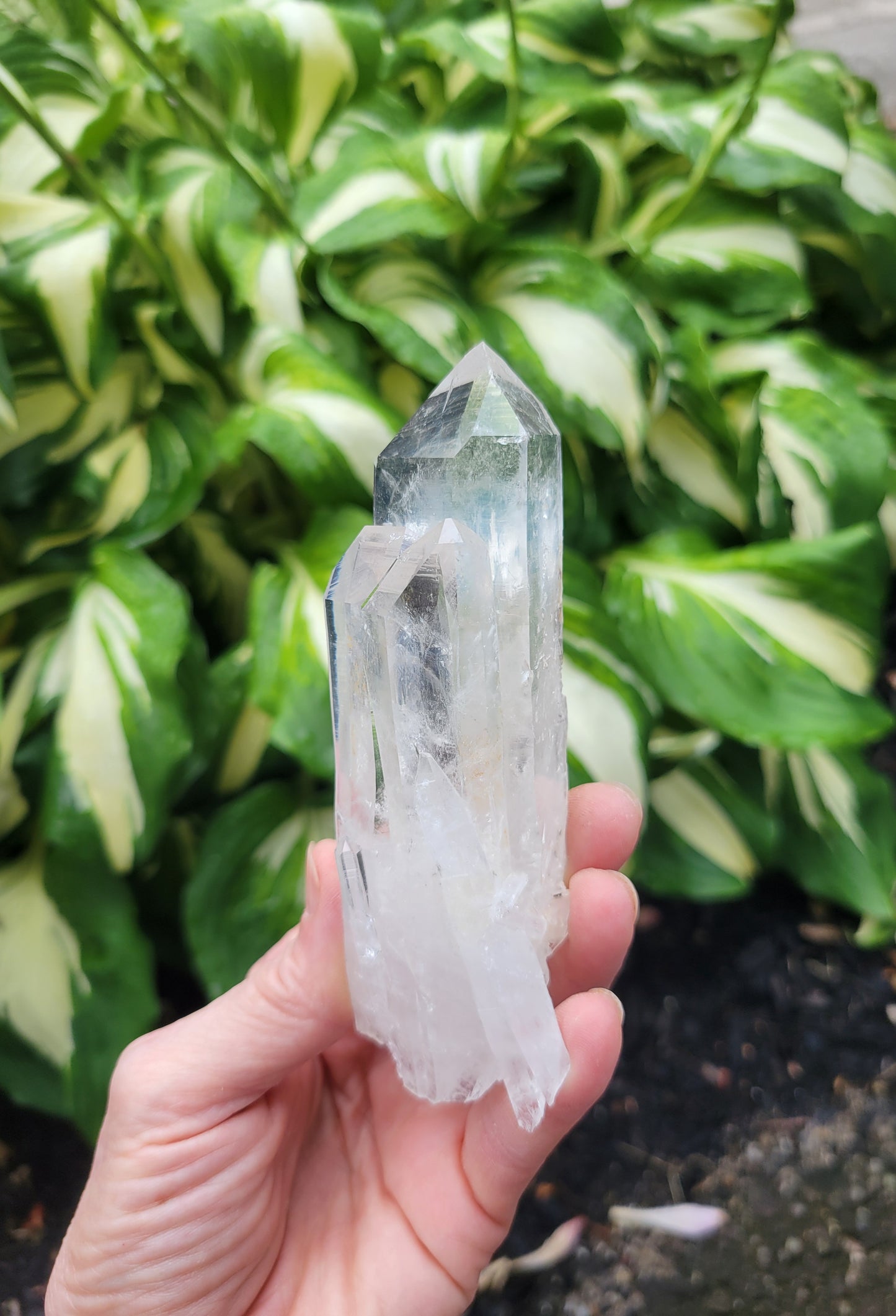 Blue Mist Quartz from Santander, Colombia