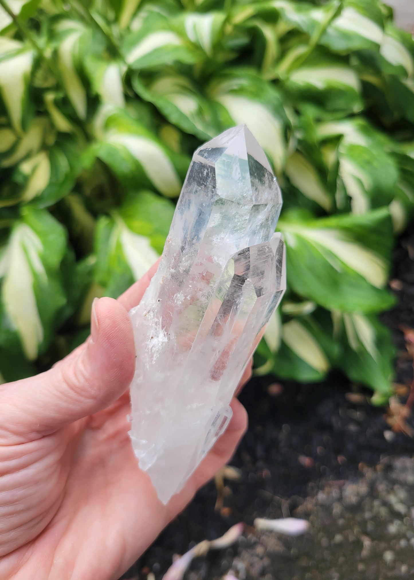 Blue Mist Quartz from Santander, Colombia