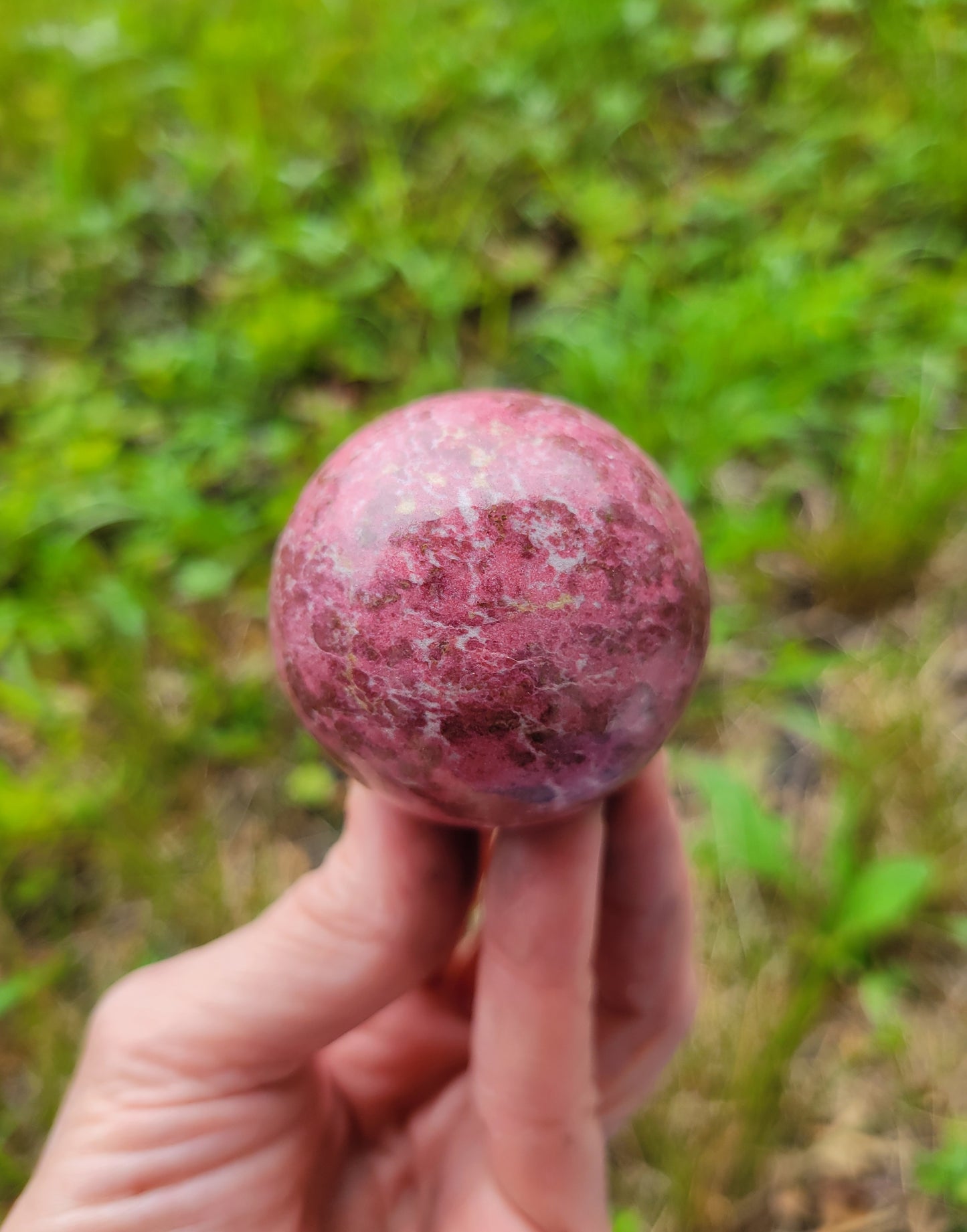 Thulite Sphere from Norway