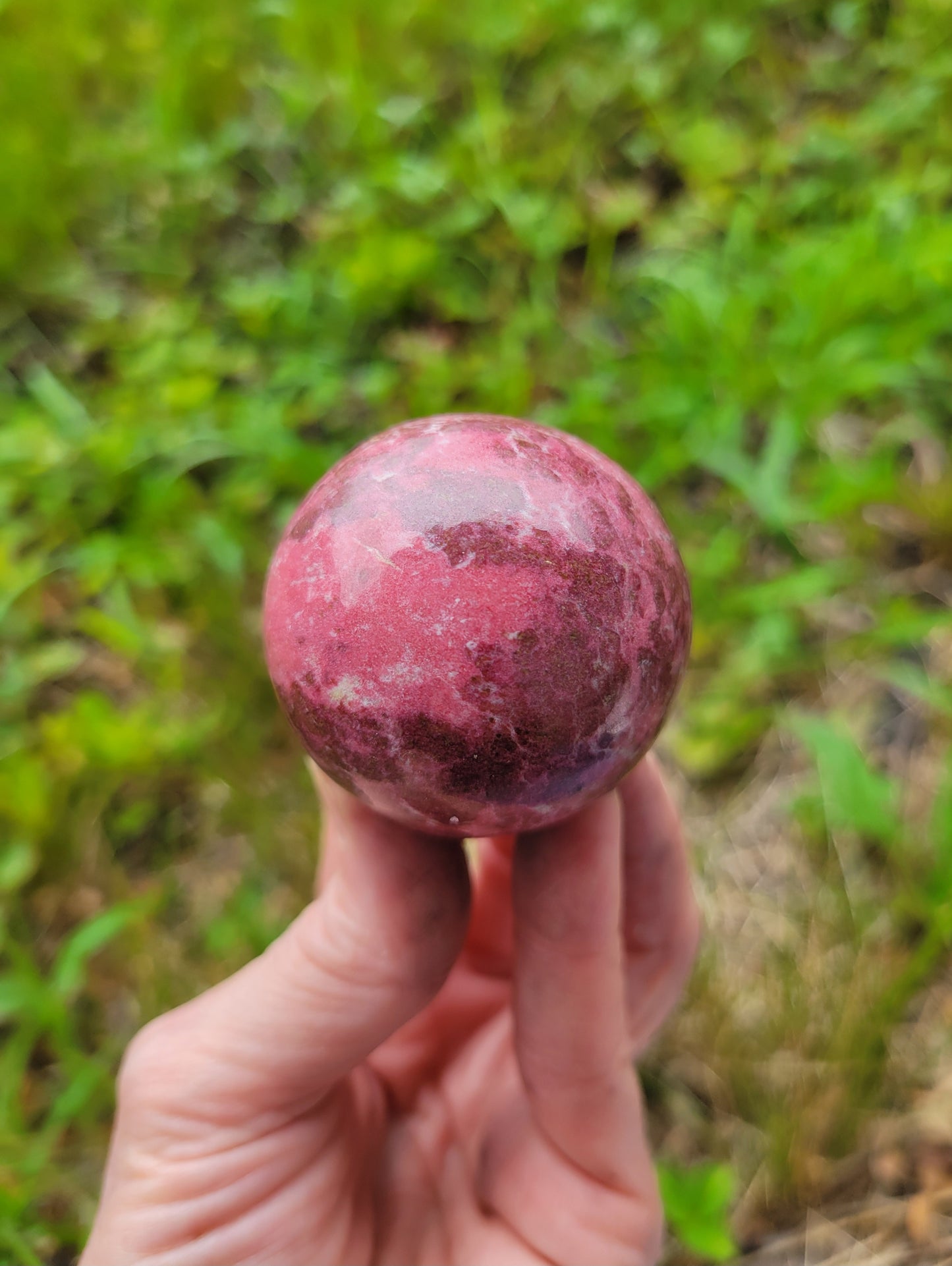 Thulite Sphere from Norway