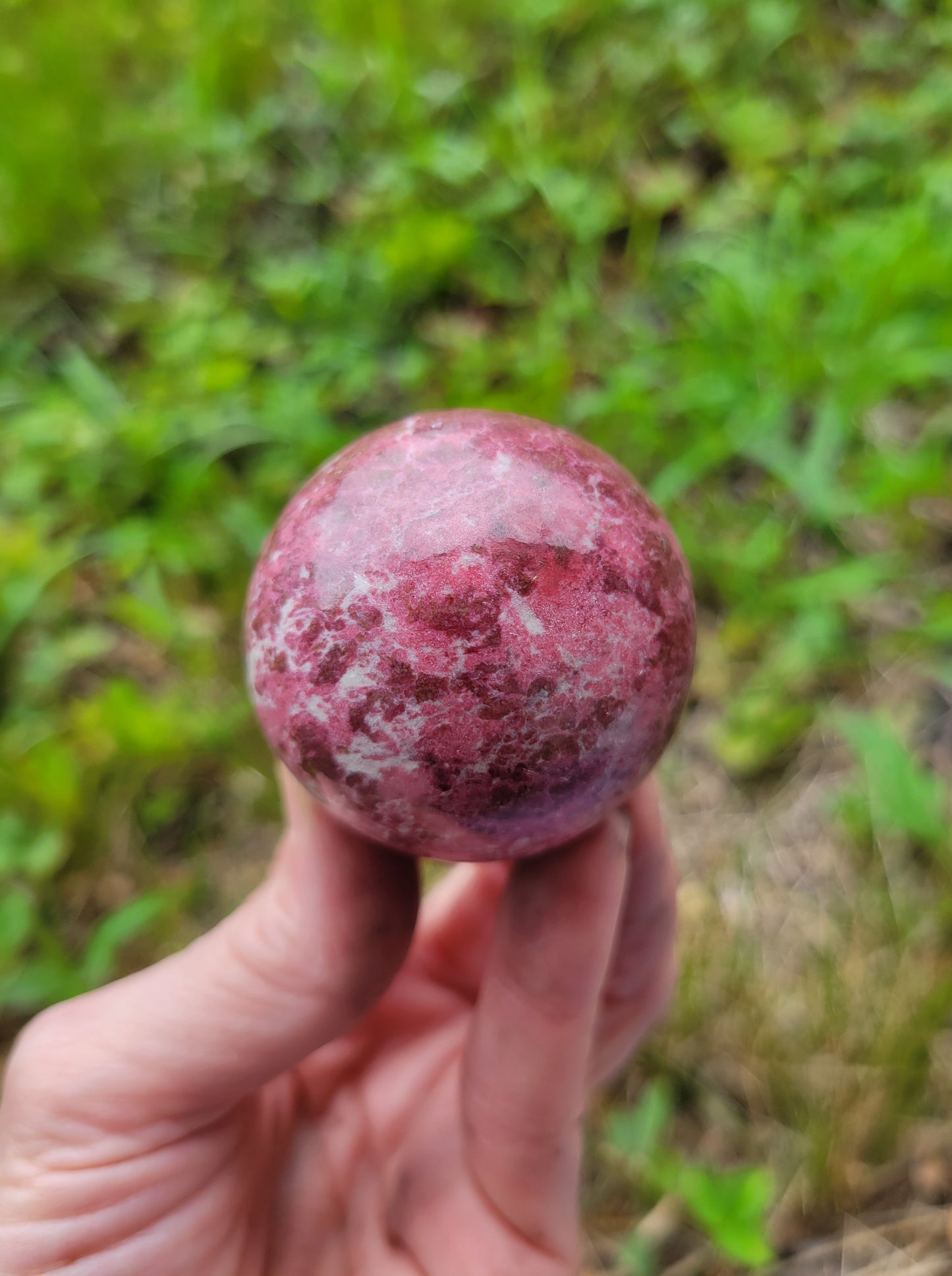 Thulite Sphere from Norway