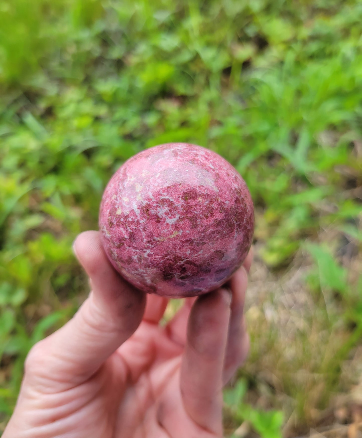 Thulite Sphere from Norway