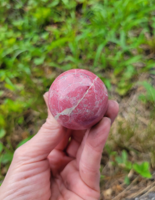 Thulite Sphere from Norway