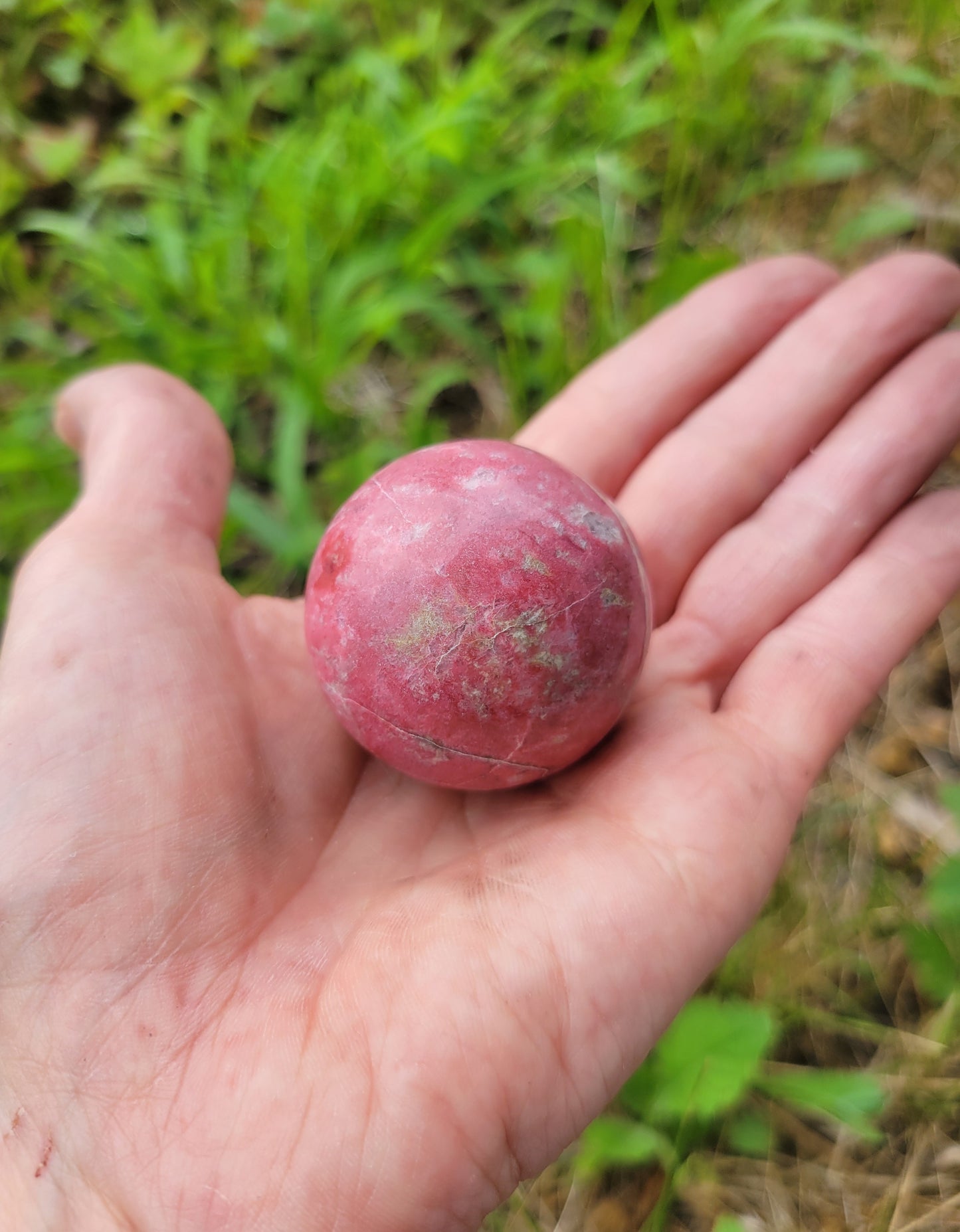 Thulite Sphere from Norway