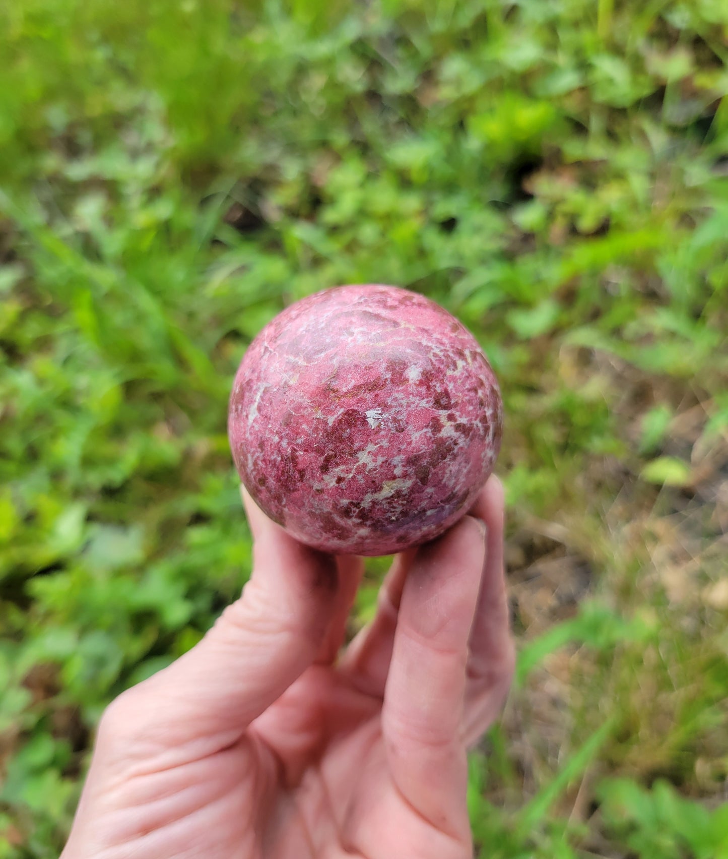 Thulite Sphere from Norway