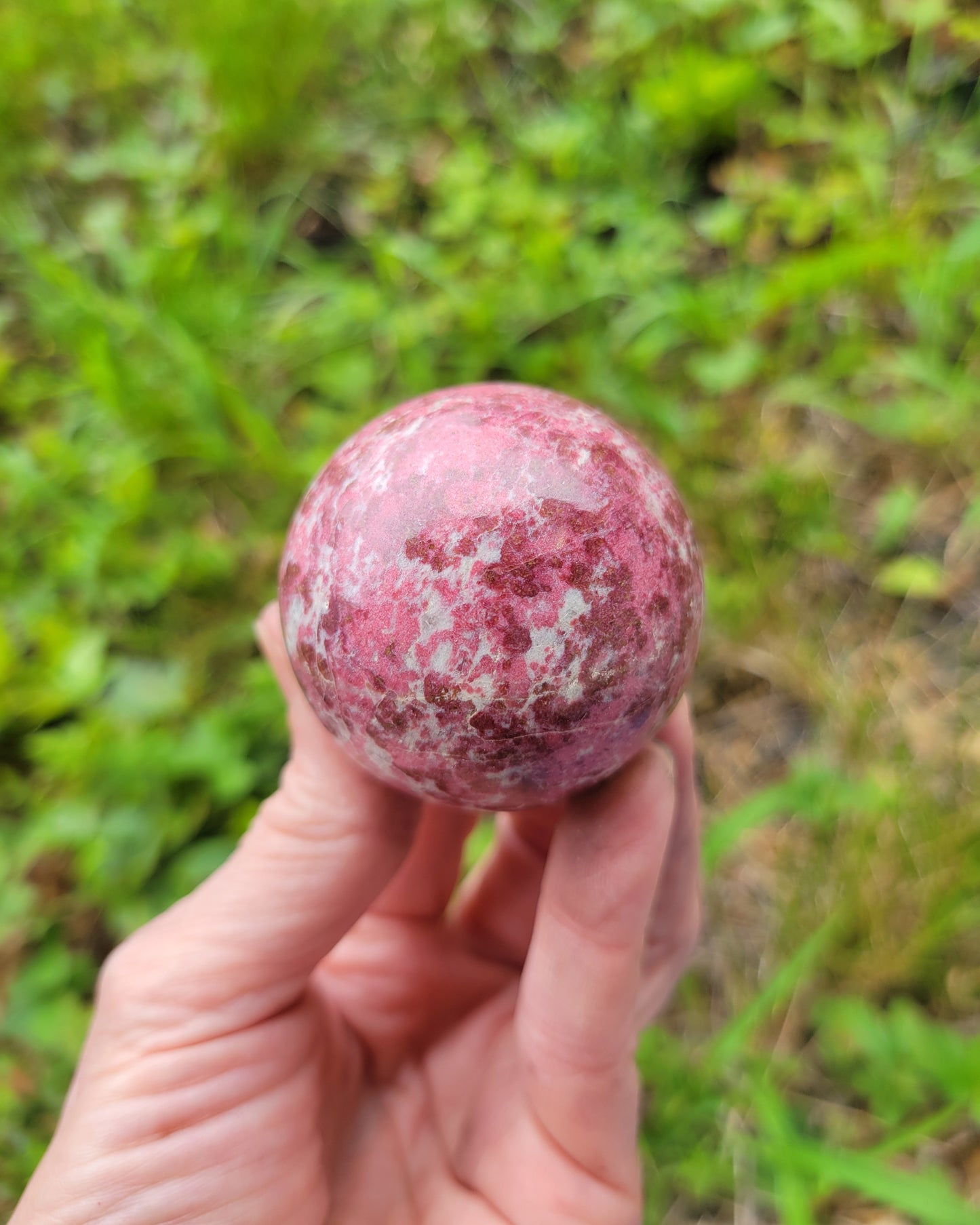 Thulite Sphere from Norway