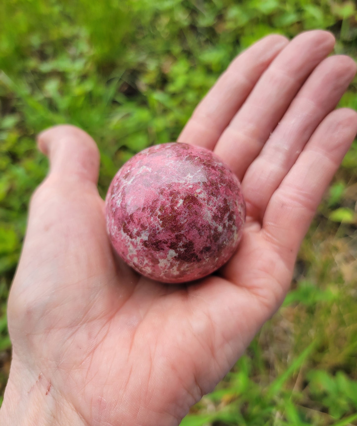 Thulite Sphere from Norway